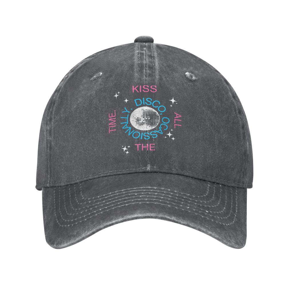 2026 Neueste H-Harry S-Styles Fan Kuss die ganze Zeit Gewaschene Baseballkappe Design Druck Sonne Paar Unisex Laufen Hippie Snapback Kappe