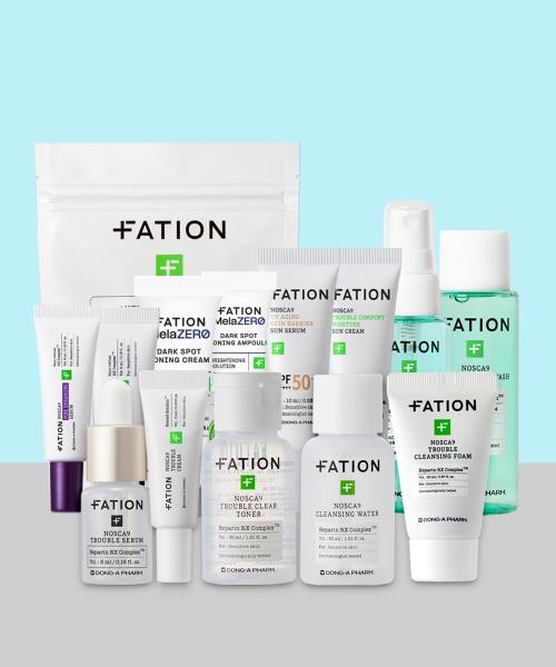 FATION Дорожный набор по уходу за кожей - Выберите свой Essential набор из 5 предметов