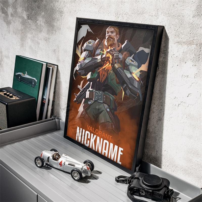 Game Valorant Character Nicknname Picture For Room Living Wall Art Home Decor Canvas Painting Print Poster Game Enthusiasts Gift