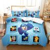 Mega Man X DiVE Beding Set Single Twin Ful Quen King-Sized Dimensionsd Dimensions Bed Linen Set Adult People Kid Bedrom Duvet cover Sets 3D Anime Bed