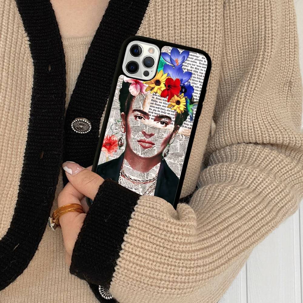 

Fashion F-Frida K-KahlosS Phone Case For Iphone 11 12 13 14 15 16 17 Pro Max Plus Hard PC+TPU Back Cover iPhone 17