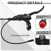 BUCKLOS E-Bike Hydraulic Disc Brake Electric Scooter Folding Bike Disc Brake 2Pin Power Off Electric Bicycle Hydraulic Brakes
