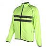 Reflective Jacket Breathable Cycling Coat Long Sleeves Polyester with Pockets for Outdoor L