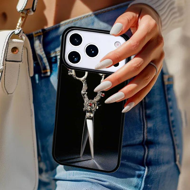Hair Stylist Hairdresser Phone Case For iPhone 17 Air 14 15 13 12 Max Cover For Apple 14 15 16 16e 11 Pro Max Plus