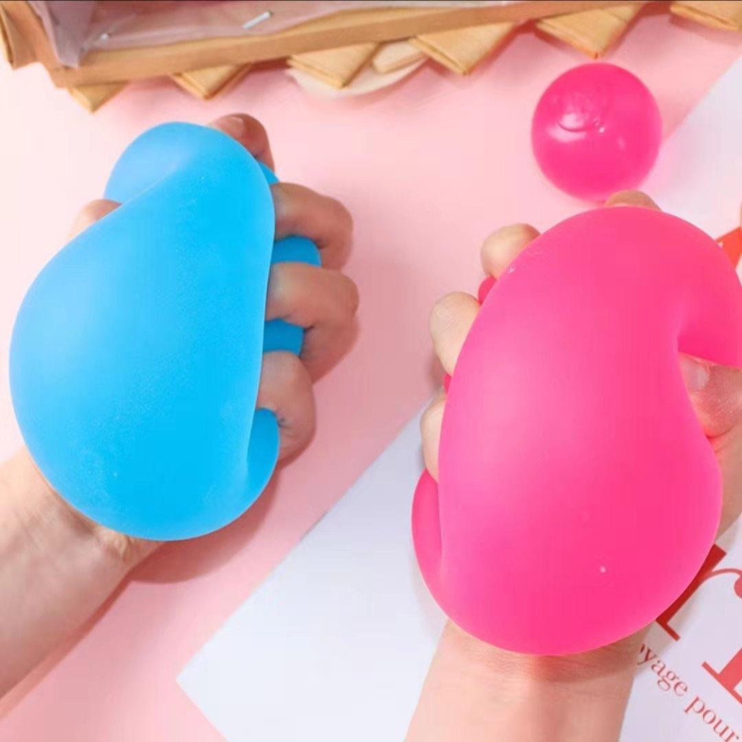 

9Cm Giant Maltose Stress Ball Taba Squshy Slow Rebound Fidget Suitable Kids Adults, Office, Party Squeeze Gift Large Candy Balls