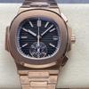 3K Patek Philippe Classic Men's Sports Series Luxury Mechanical Multifunction Five-Hand Steel Band Watch.