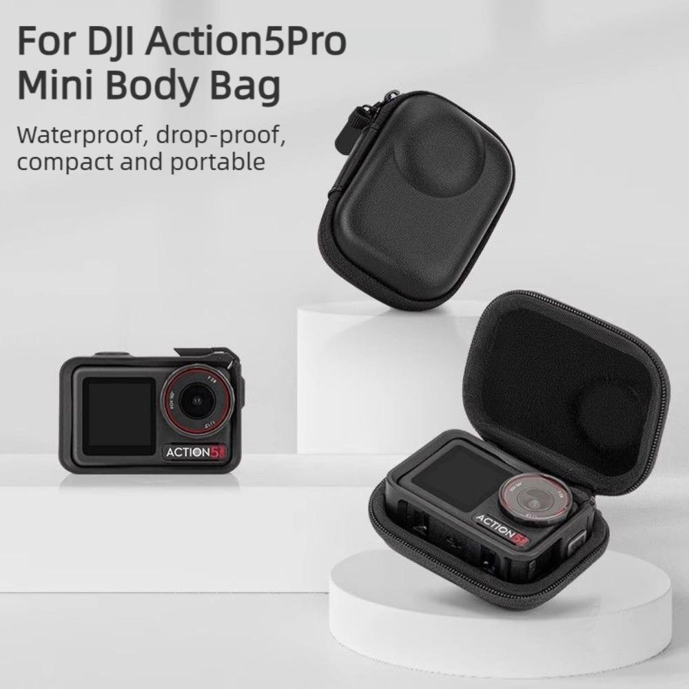 Body Bag For DJI Action 5Pro 4 3 Mini Color PU Storage Case Portable Bag Travel Carrying Box For DJI Osmo Action Camera