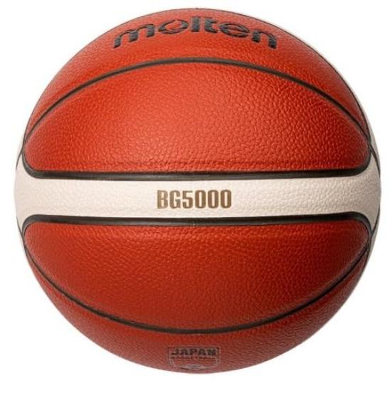 Molten Basketball for Elementary School Size Certified Orange x B5G5000 Students, 5, Ball, BG5000, Ivory,