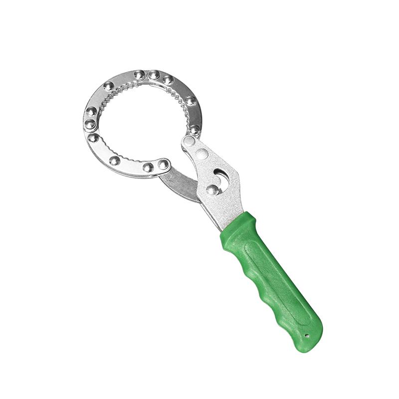 Regulowany antypoślizgowy klucz do filtrów oleju z trzema szczękami do wkładów oczyszczaczy wody