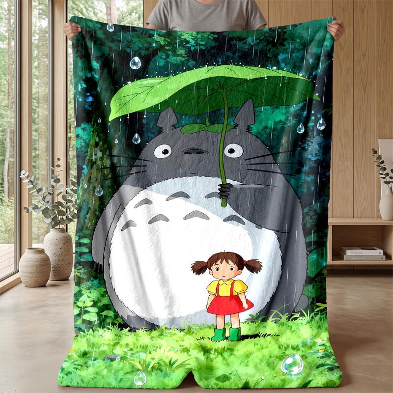 Weiche Flanelldecke Leicht Gemütlich Schlafzimmer Wohnzimmer CoverMein Nachbar Totoro