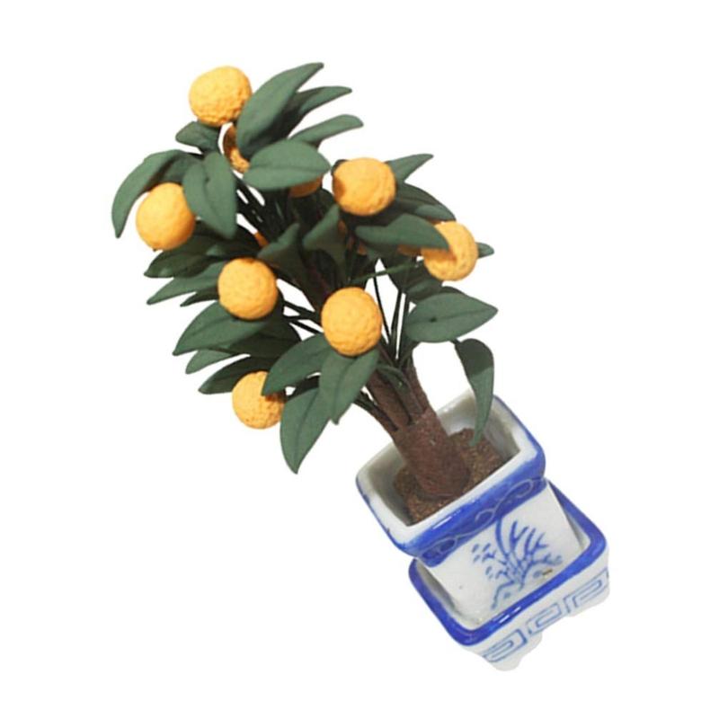 Garden Artifical Leaf Miniature Plant Model Accessories Role Play Leaf Green Plant Doll House Props