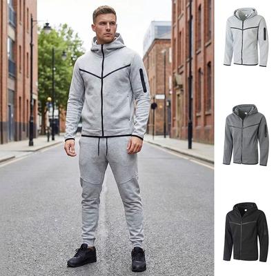 New Hooded Sweatshirt Daily Sports Casual Sports Casual Jacket Trousers Suit Men's Clothing