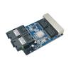 Fiber Switcher 4 RJ45 UTP 4 RJ45 2G4E Gigabit Fiber Optically Media Converter Ethernet Data Transmission Board