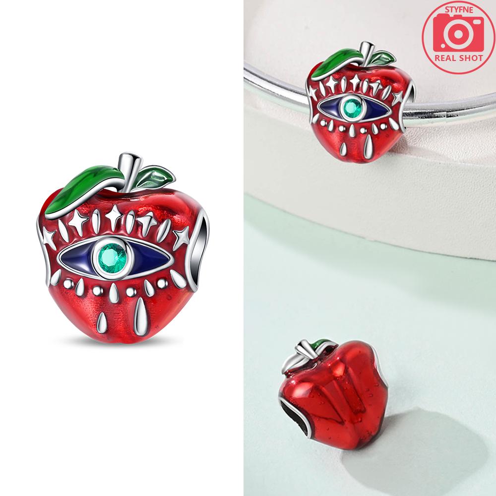 

Fashion Woman Red Charms Copper Strawberry Ladybird Cars Lipstick Beads Fit Pandach Original Bracelets Diy Jewelry Gift