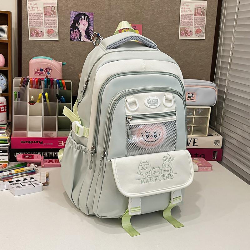 Pattern Cartoon Animal Lightweight Backpack Fashionable And Fresh Bag Student