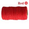 2mm 100M Macrame Cord Corda di cotone Spago Filo Stringa Artigianato Cucito fai da te Fatti a mano Arazzi Boemia Festa di nozze Decorazioni per la casa