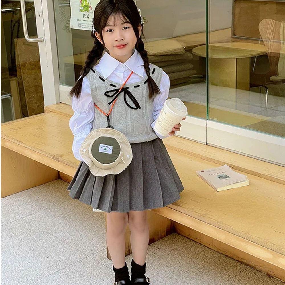 with Snap Button Children's Purse Adjustable Shoulder Bag for Kids Hat Shape Crossbody Bag  Outdoor