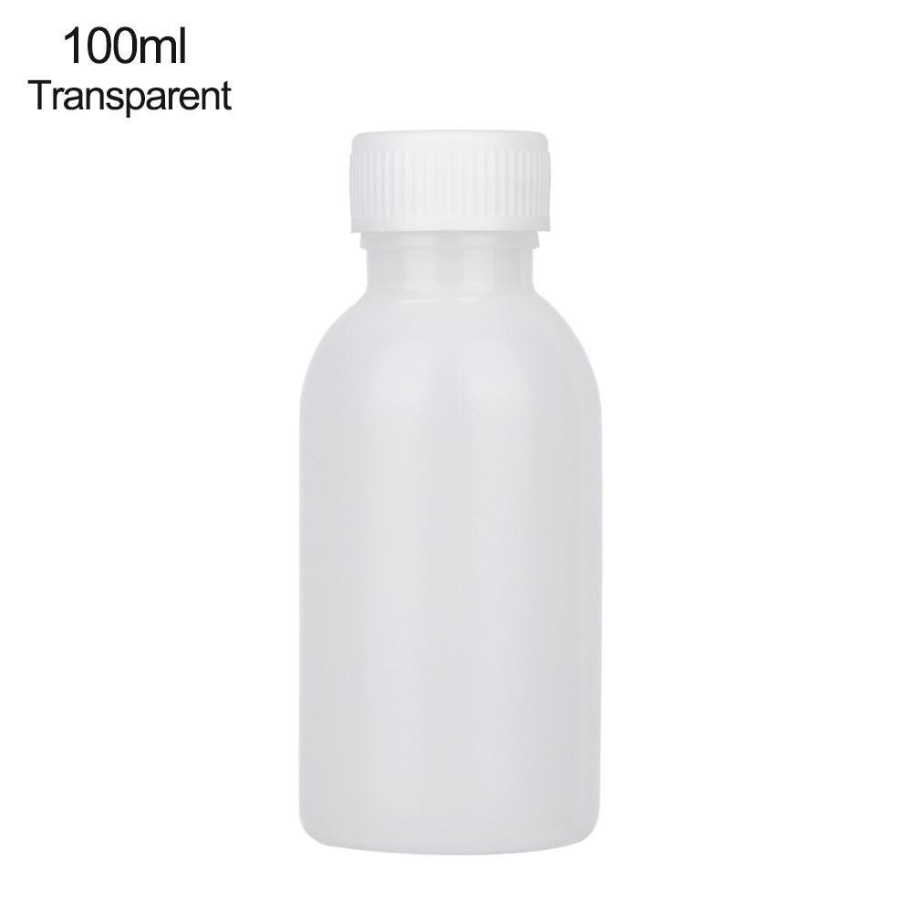 1 Stück 5/10/15/30/60/100/250ml Plastik PET Klar Leere Versiegelungsflasche Flüssigkeitsbehälter Reagenz Verpackung Aufbewahrungsglas Industriezubehör