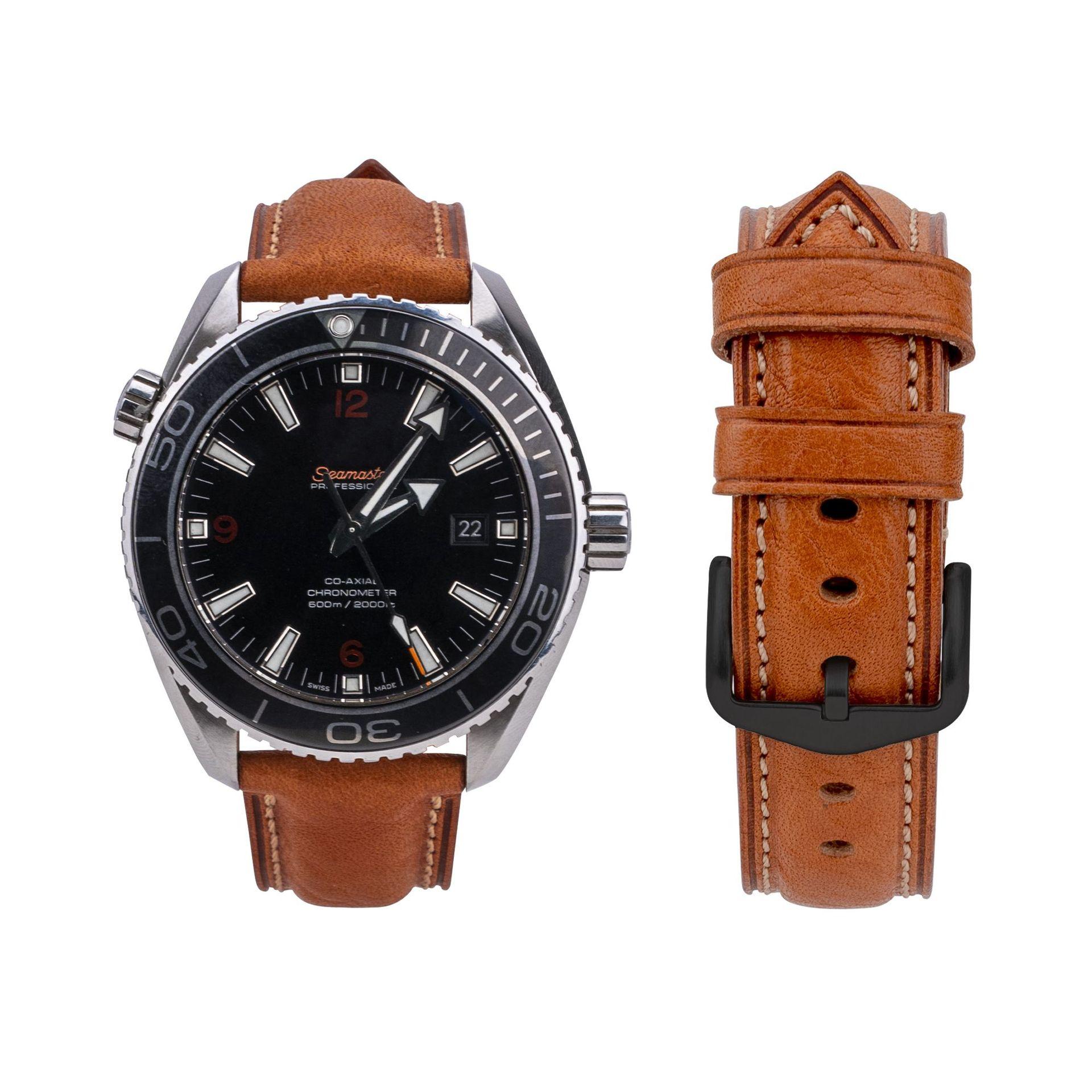 

Soft Cowhide Watch Strap, Suitable For Fat Sea Omega Tudor Genuine Leather Bracelet 20Mm Men S Leather Strap 24mm