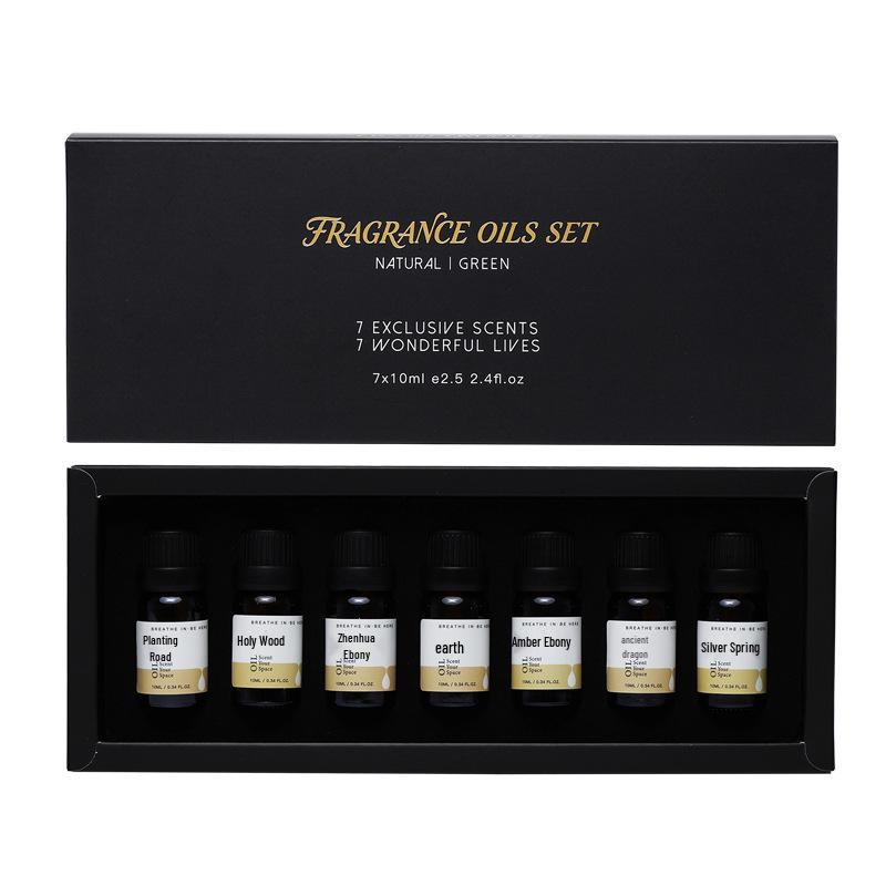Natural Plant Extracts Aromatherapy Essential Oils for Home, Car & Bedroom - High-End Scented Air Freshener Incense Custom Set