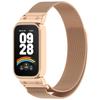 Strap For Mi Band 9 Active Bracelet Wristband for Redmi Band 3 Stainless Steel Metal Watch Band