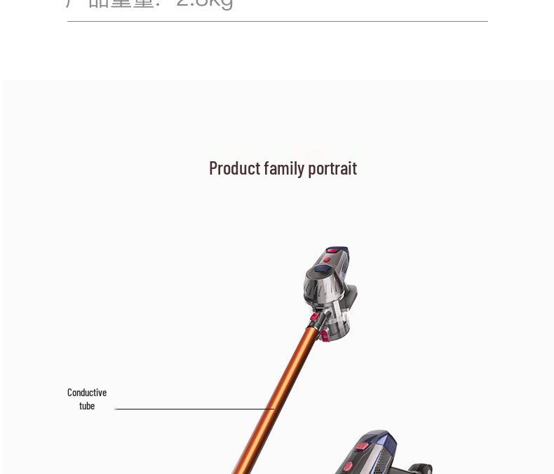 ZEK Cordless Handheld Vacuum Cleaner - Powerful, High-Power, Upright, Rechargeable for Home Cleaning