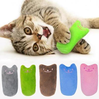 Cat Toy Pet Chewing Cat Mint Toy Claws Thumb Bite Funny Interactive Plush