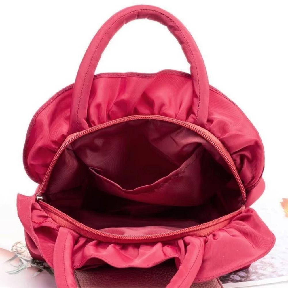 Flowers Ladies Handbag Zipper Mini Mother Bag Lolita Women Bowknot Bag  Key