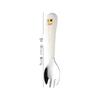 Children's 304 Stainless Steel Cutlery Set: 2-Piece Spoon & Fork for Baby Feeding