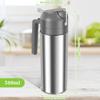 470ML/500ML 2in1 Olive Oil Dispenser Bottle Oil Sprayer Stainless Steel/Glass Oil Sprayer Bottle for Cooking Kitchen Accessories