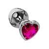 Love Heart Rhinestone Stainless Steel Anal Plug Prostate Massage Adults Sex Toy