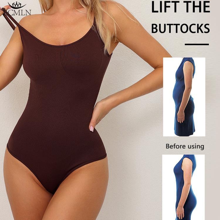 Women Thong Bodysuit Full Body Shaper Tummy Control Shapewear