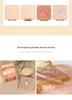 NOVO Nine-Color Earth Tones Eyeshadow Palette: Shimmer, Matte, Fine Glitter, Blendable, Student-Friendly.