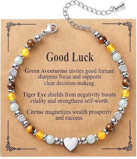Triple Protection Bracelet Maternity Bracelet Beaded Ladies Pregnancy Gift Obsidian Aquamarine Moonstone Bracelet Women