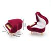 Lovely Design Jewelry Box Velvet Material Jewelry Storage Case Display Display Holder  Gift Giving