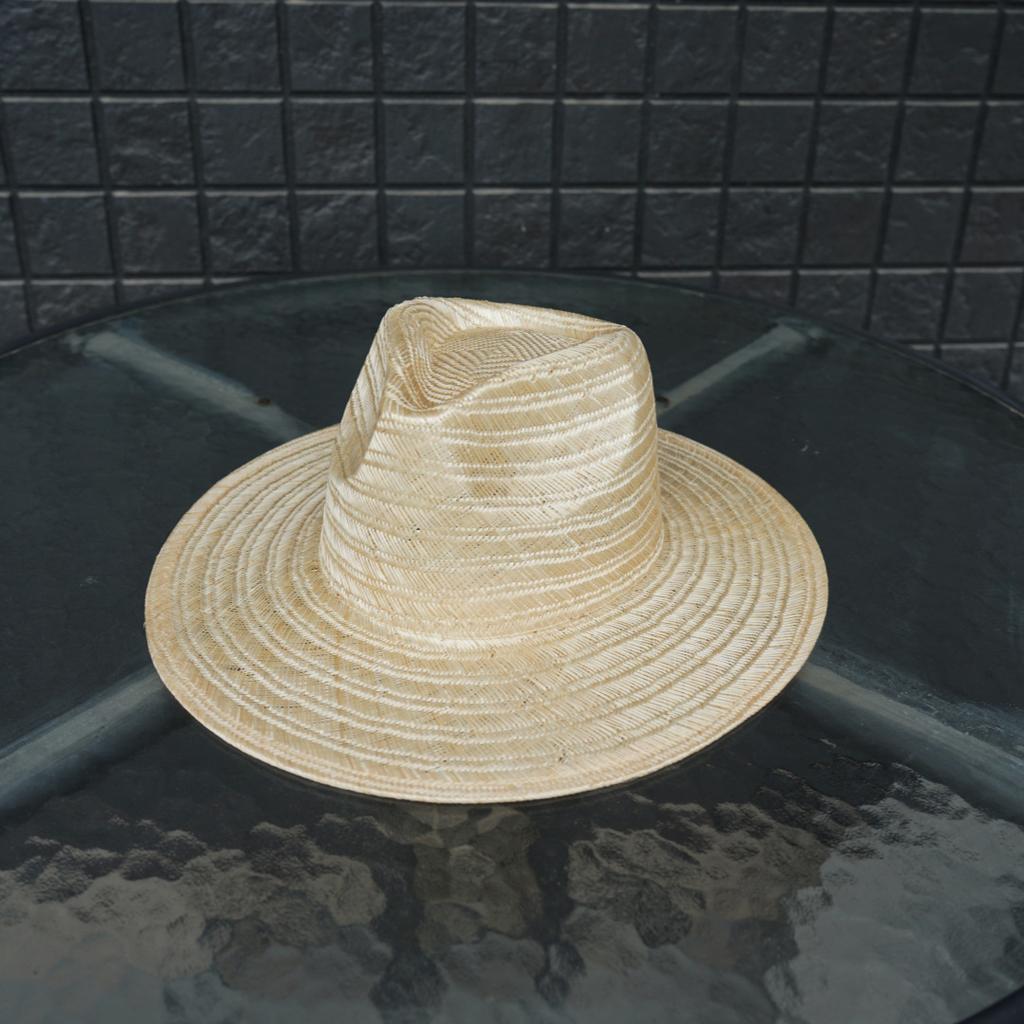 French Retro Sisal F Hemp Woven Jazz Top Hat Women'S Summer Sun Protection Sunshade Japanese Panama Wide-Brimmed Straw Hat Tide