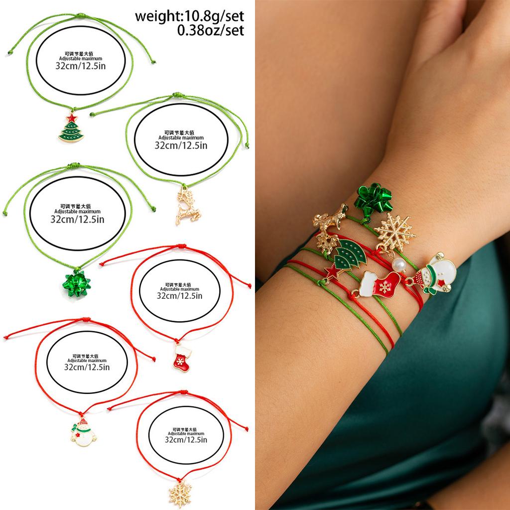 Conjunto-B JYL TS Pulseira de Natal - Traz Alegria e Abundância Nesta Época Festiva