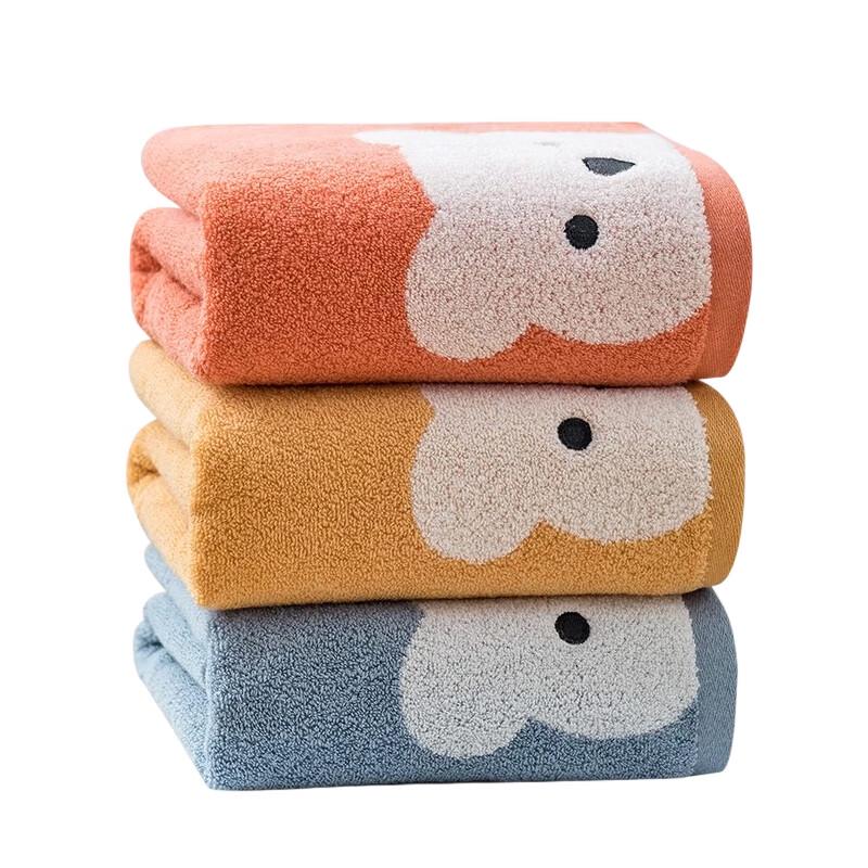 Jinhao Kids Absorbent Cotton Bath Towel 3-Pack