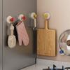 4 PCS Vacuum Suction Cup Hook Punch-free Door Hooks Waterproof Wall Hanger  Toilet