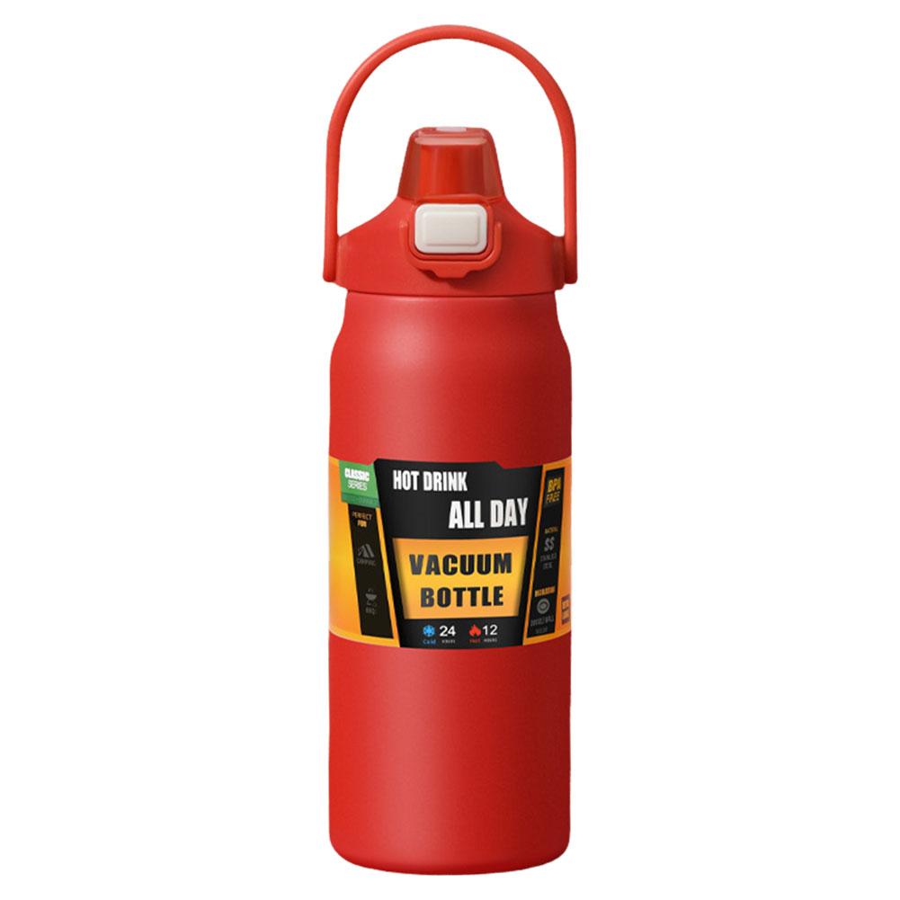 1200ml Insulated Bottle Stainless Steel Cold and Hot Water Bottle Wide Mouth Opening Portable Tumbler for Outdoor Travel