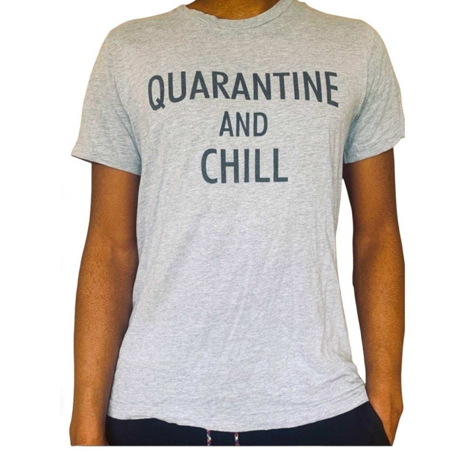 Quarantine and Chill Shirt Large 2019 Bad Times Memory Super Soft Short Sleeve XL