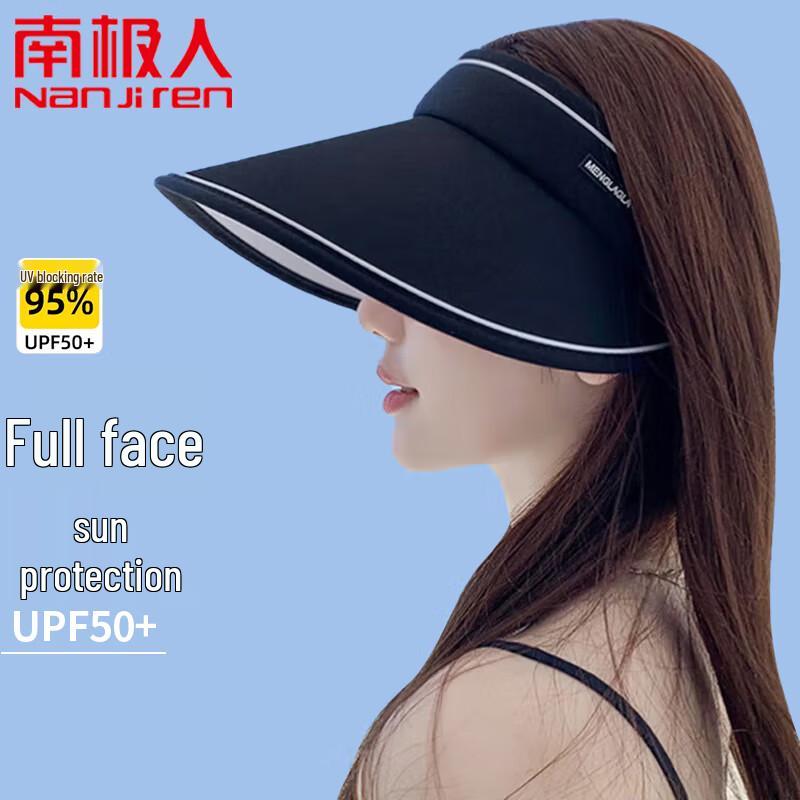 Nanjiren Women s UV Protection Empty Top Sun Visor Hat
