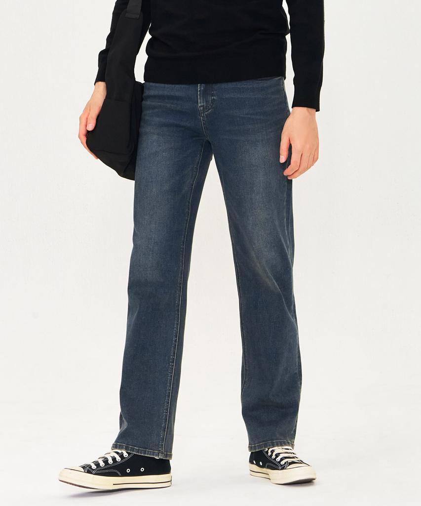 CHASECULT Men'S D-Tone In-Banding Straight Denim Pants - Navy