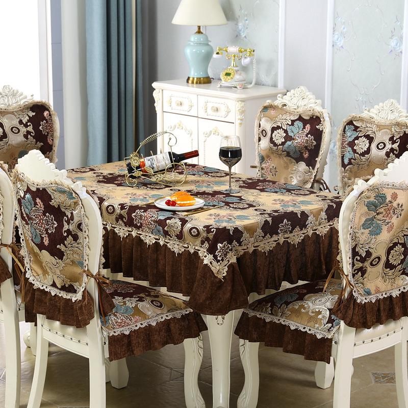 

Европейский Современный Обеденный Стол Универсальная Тканевая Скатерть Подушка для Стула Чехол для Спинки Тумба для ТВ Чехол для Кофейного Столика Полотенце 130*180