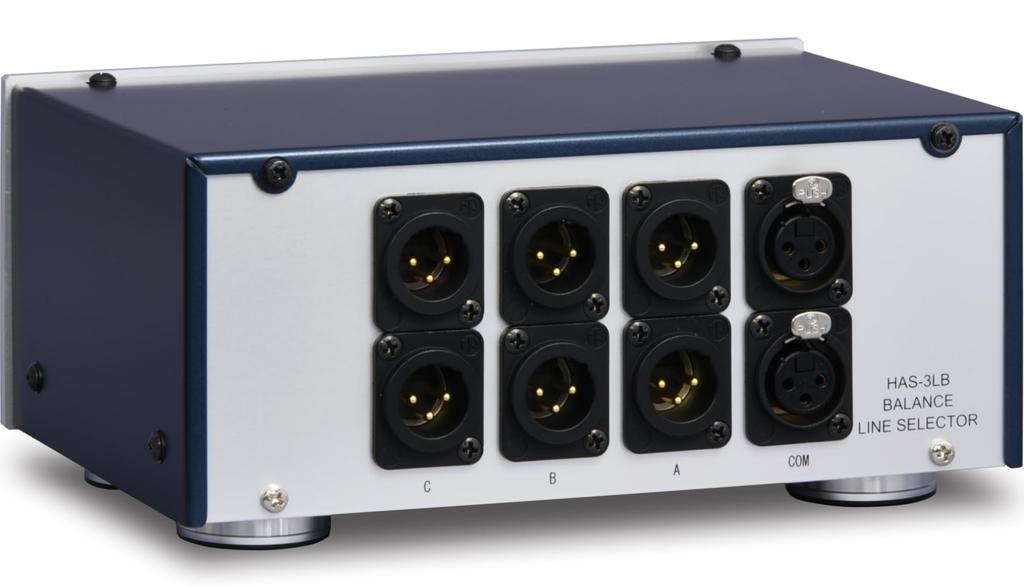 Audio Design Balanced Line Selector For output HAS-3LB (1F-3M switching)