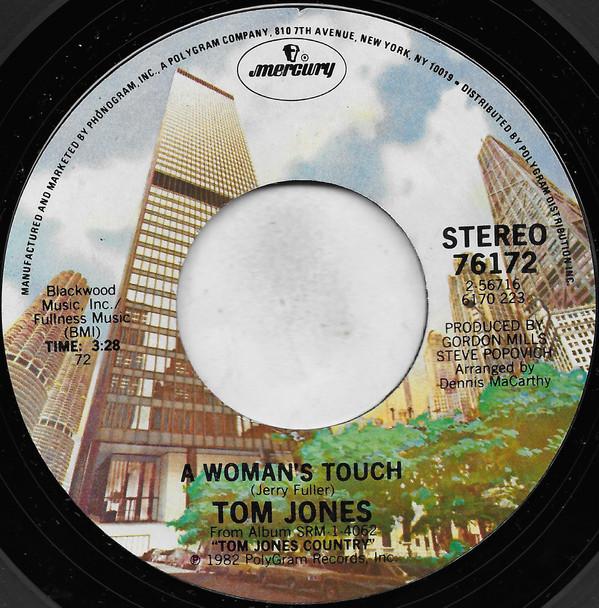 

7inch Record TOM JONES - A Woman s Touch 76172 Mercury 1982 US Pop Used