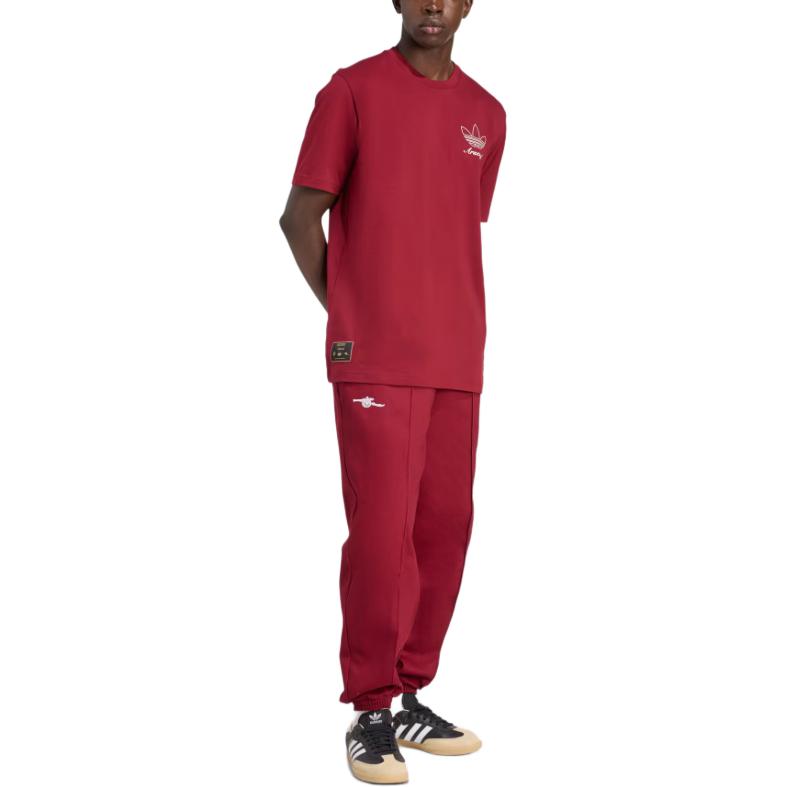 adidas Originals Terrace Arsenal Fashion Comfortable Soft Versatile Short Sleeve T-Shirt Men T-Shirts JM9414