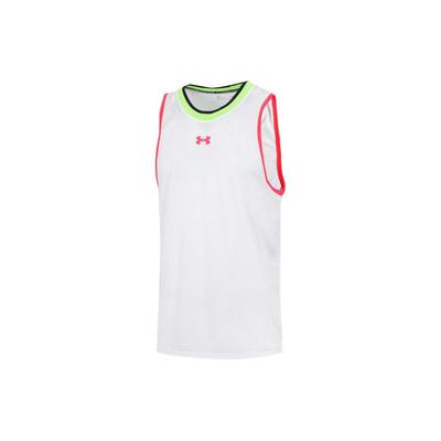 Loose Fit Breathable Quick Dry Sleeveless Basketball Jersey Men Tops White 1370238-100