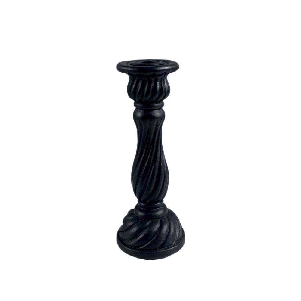Decorative European Style Pillar Candlestick Non-slip Gold Adornment Candle Stand Bronze Vintage Table Candle Holder Party
