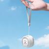 360° Rotatable Bladeless Neck Fan 3 Speeds Hanging Waist Fan Small Clip-On Waist Fan  Travel Use